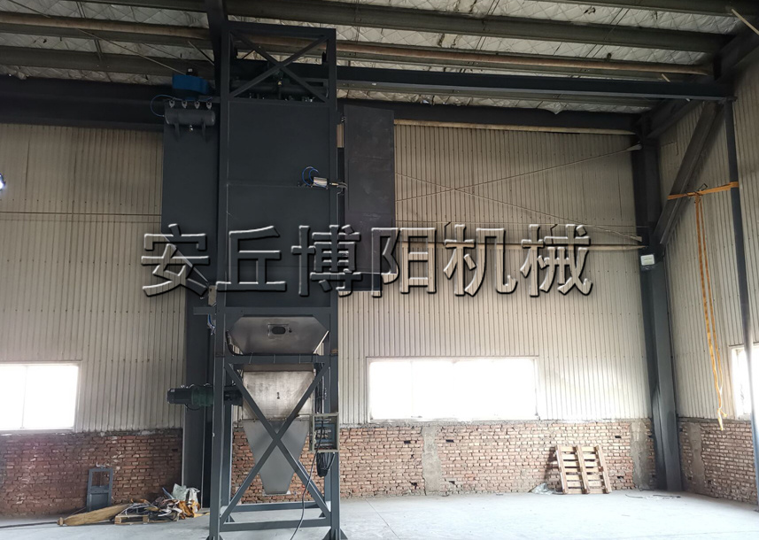 安丘博陽機械脫硫粉噸袋拆包機如何進行拆包卸料作業(yè)？